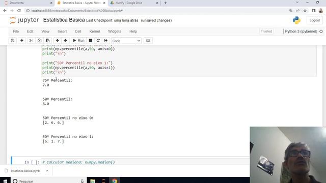 Módulo NumPy - Funções de Estatística Básica em Python смотреть онлайн
