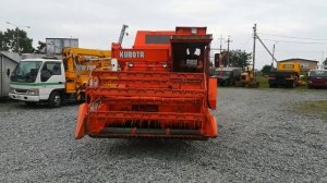 Японский зерновой комбайн Kubota AX60. Аукционный лист