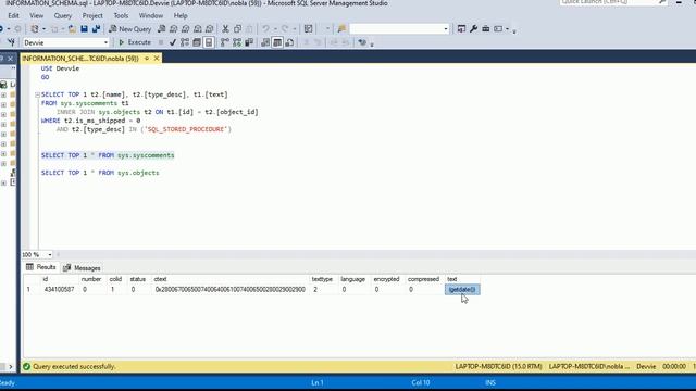 SQL Basics: Metadata Alternatives to Information Schema смотреть онлайн