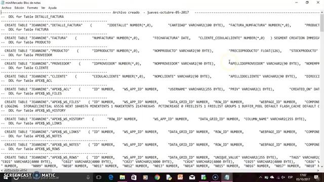 Exportar una base de datos hecha en Oracle DataBase a un archivo .sql *Jeannine Toro* смотреть онлайн