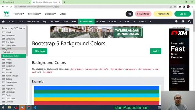 12. Bootstrap 5 Container, Typography, Colors, Table, Buttons. Web dasturlash kursi @IslamAbdurahma смотреть онлайн
