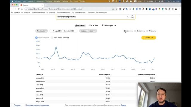 Новый Яндекс WordStat - версия 2 смотреть онлайн