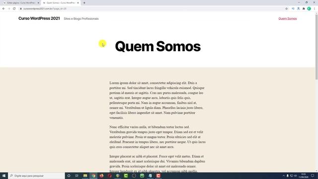 Como Criar Páginas no Editor de Blocos do WordPress - Aula 9 смотреть онлайн