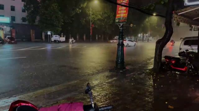 비오는 거리 불면증과 수면을 생각한 편안한 빗소리 ASMR 마음의 휴식 백색소음