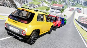 Эпические прыжки на скоростном автомобиле #212 – BeamNG Drive