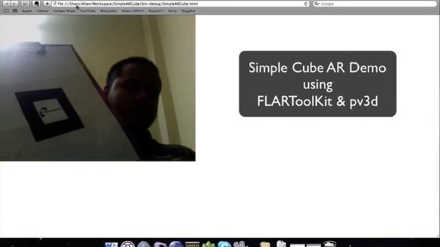 SimpleCube AR Demo - 1 смотреть онлайн