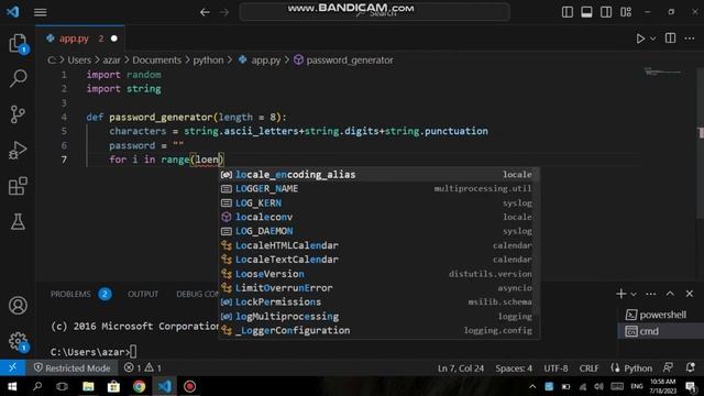 Creating a Random Password Generator in Python | Python Mini Project смотреть онлайн