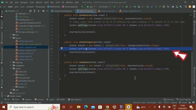 Use flags in Android app to make Backpress button Works correctly смотреть онлайн