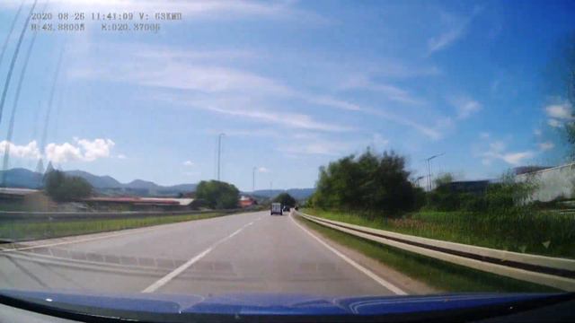 Driving from Kragujevac to Užice (timelapse) смотреть онлайн