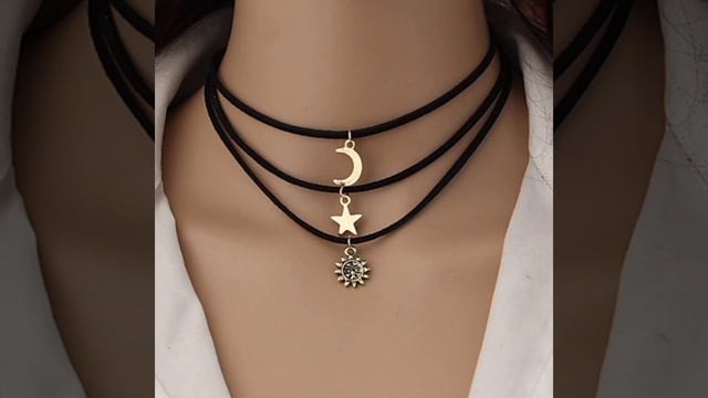 Victorian Black Choker Necklace || Gothic Black Choker Collection || Choker Designs || Prom Chocker смотреть онлайн