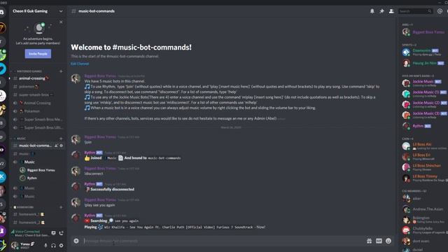[CIG Gaming] Music Bot Tutorial (Rhythm and Jockie Music commands) смотреть онлайн