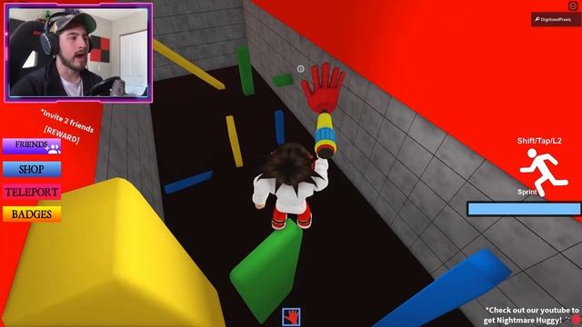 How to get NIGHTMARE HUGGY BADGE in POPPY PLAYTIME MORPHS - Roblox смотреть онлайн