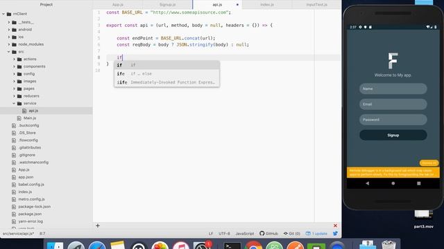 React native tutorial Part 4 - Form Validation and Creating an API Service Function смотреть онлайн