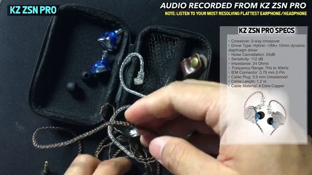 KZ ZS10 Pro VS KZ ZSN Pro Sound Test & Unboxing! | IEM Sound Test