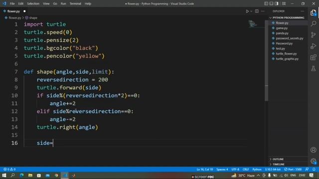 Yellow Rose | Making Awesome Beautiful Net Wave Design using Python | Python Turtle смотреть онлайн