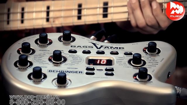 BEHRINGER BASS V-AMP - басовый процессор эффектов смотреть онлайн