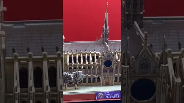 3D Puzzle cubicfun Notredam De Paris with LED #shorts смотреть онлайн