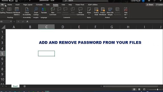 how to apply password in Excel files | Excel hacks | password protect spreadsheet смотреть онлайн