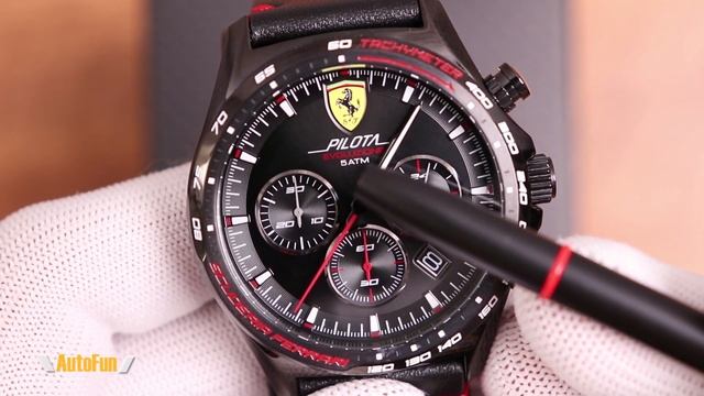 FERRARI Pilota Evo Men's Watch Review (Chronograph Model 0830712) смотреть онлайн