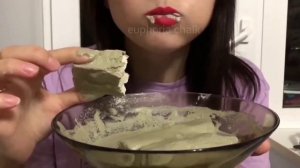 WET SAWN CHALK IN CLAY PASTE ? | CRUNCH ?♀️ | МОКРЫЙ ПИЛЕНЫЙ МЕЛ В ГЛИНЯНАЯ ПАСТА ? | ХРУСТ ?♀️