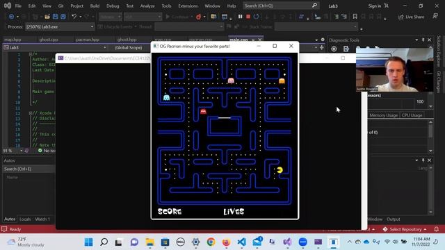 SFML Pacman Video Game смотреть онлайн
