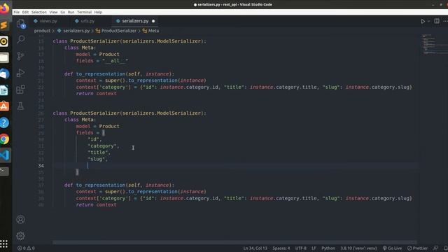 Build an E-commerce Api with Django Rest Framework | Serializers & Views | Part 3 смотреть онлайн