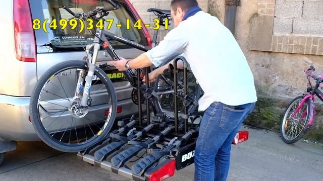 Велобагажник на фаркоп Buzzrack Eazzy 4 BRBP714 (обзор, установка) смотреть онлайн