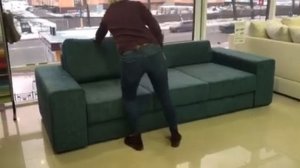 Диван прямой раскладной для ежедневного сна Magnum,  момент раскладки Диван-Декор