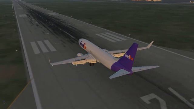XP 11. Идеальная посадка в шереметьево на Boeing 737-800. смотреть онлайн