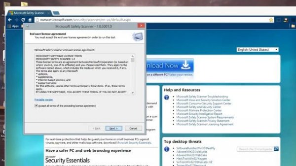 Microsoft Safety Scanner - Virus & Malware Removal Tool