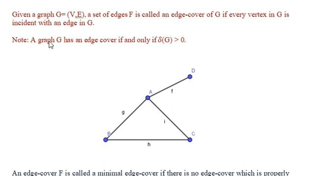 Edge Cover|Edge Covering in Graph Theory смотреть онлайн