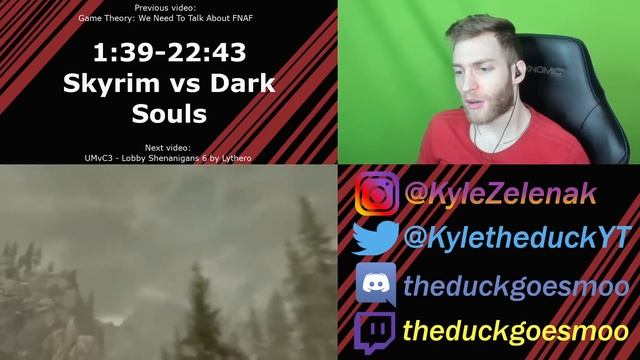 I DIDN'T KNOW THIS ABOUT SKYRIM!! Reacting to "Skyrim VS Dark Souls Death Battle" смотреть онлайн