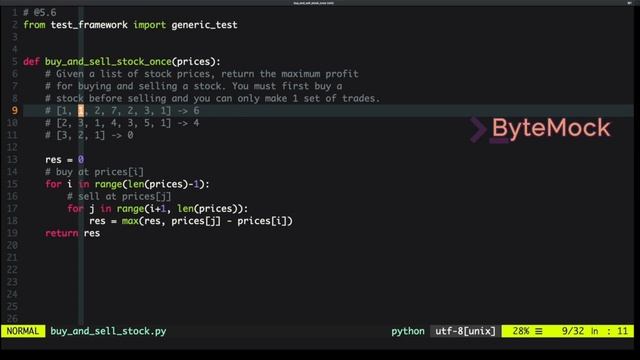 Buy and Sell Stock Once | Elements of Programming Interviews смотреть онлайн