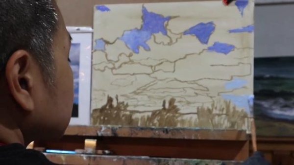 Update #24: Atelier at Home (Classical Painting/drawing)- Vanderpoel, clouds, and a book rec!