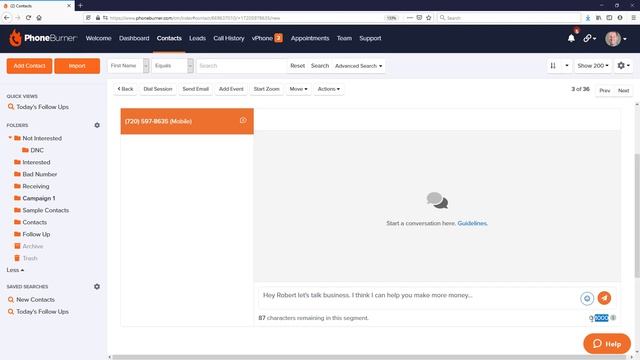 Send SMS from the Contacts Details смотреть онлайн