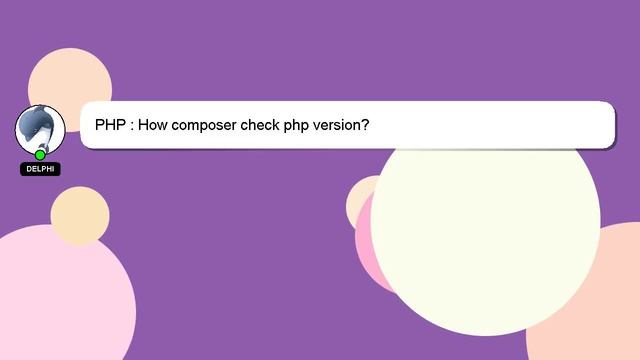 PHP : How composer check php version? смотреть онлайн