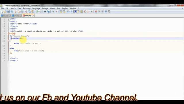 isset() php : -part 2 смотреть онлайн
