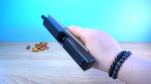 Обзор детского автоматического игрушечного пистолета с пульками