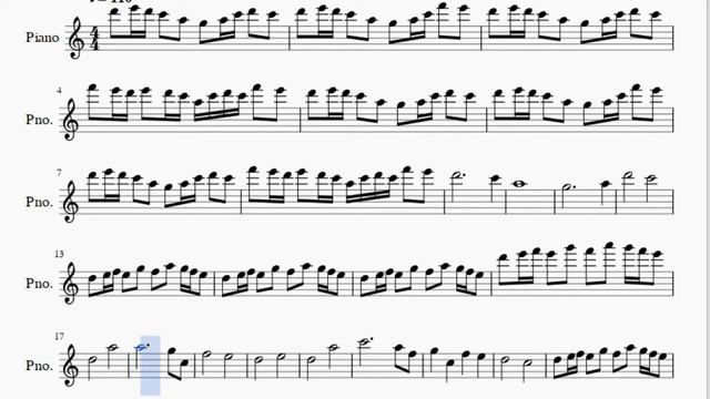 Piano Sheet Music: How to play Fairy Tail Main Theme by Yasuharu Takanashi смотреть онлайн