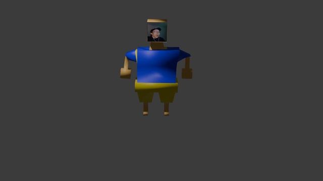 шевцов идет и падает 3d анимация (Blender) смотреть онлайн