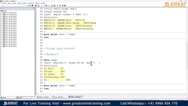 SAS Training in Telugu - Complete SAS Tutorial in 6 Hours смотреть онлайн
