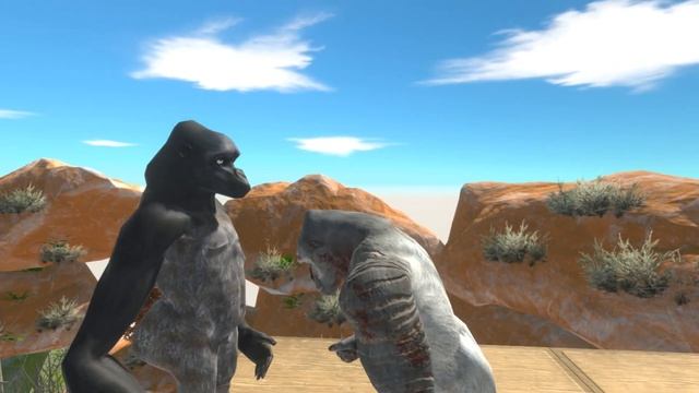 SUPER KNOCKOUT OF GORO CLUMSY - TRYING TO PLAY UNITS FROM THE CLIFF - ANIMAL REVOLT BATTLE SIMULATO смотреть онлайн