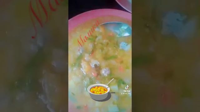 Суп рисовый с фрикадельками