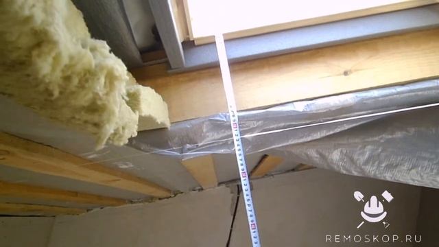 Утепление потолка мансарды ч.1 смотреть онлайн
