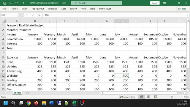cs101 Excel Part 1 - Intro and budget table numbers смотреть онлайн