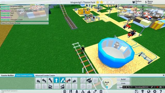 Roblox | Theme Park Tycoon 2 | Ep 4 | Train Transportation смотреть онлайн