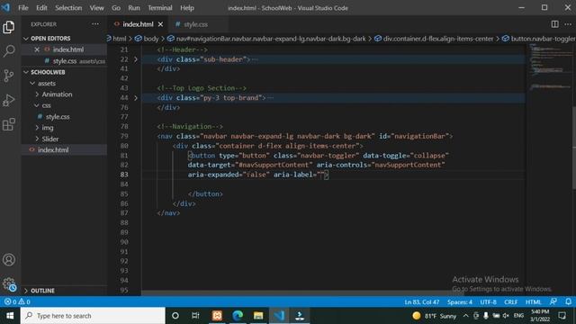 School Website Design using HTML CSS and Bootstrap । Programming with sushil смотреть онлайн