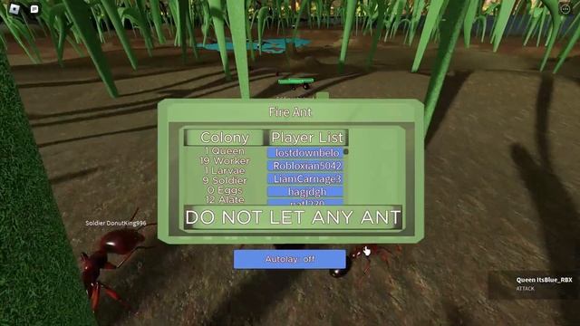 HUUUUUGE FIRE ANT COLONY RAIDS CARP! {Roblox: Ant Life V2/Beta Testing}. смотреть онлайн