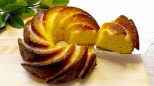 Пирог с лимоном! Без миксера! Все смешать и готово! Кекс с лимоном! Лимонный пирог! Простой рецепт