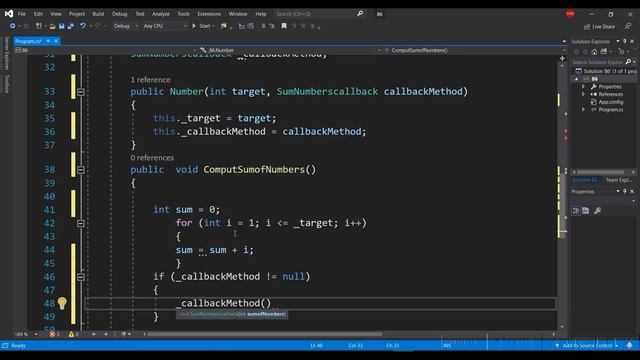 Retrieving data from Thread Function using callback method in C sharp Arabic #89 смотреть онлайн